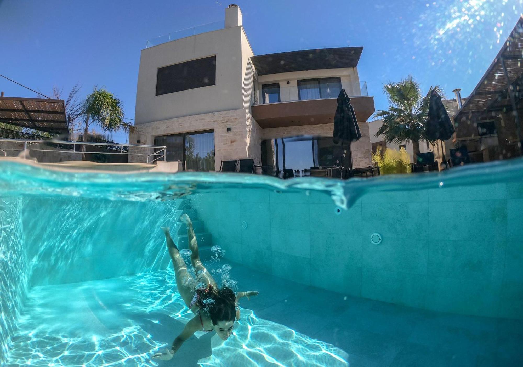 Almi-Cove Hilltop Villas Almirida エクステリア 写真
