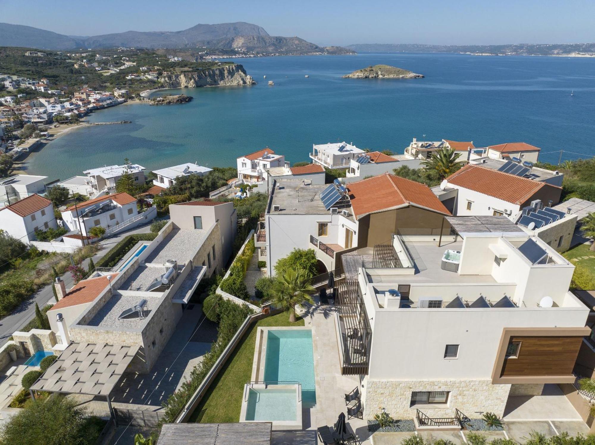 Almi-Cove Hilltop Villas Almirida エクステリア 写真